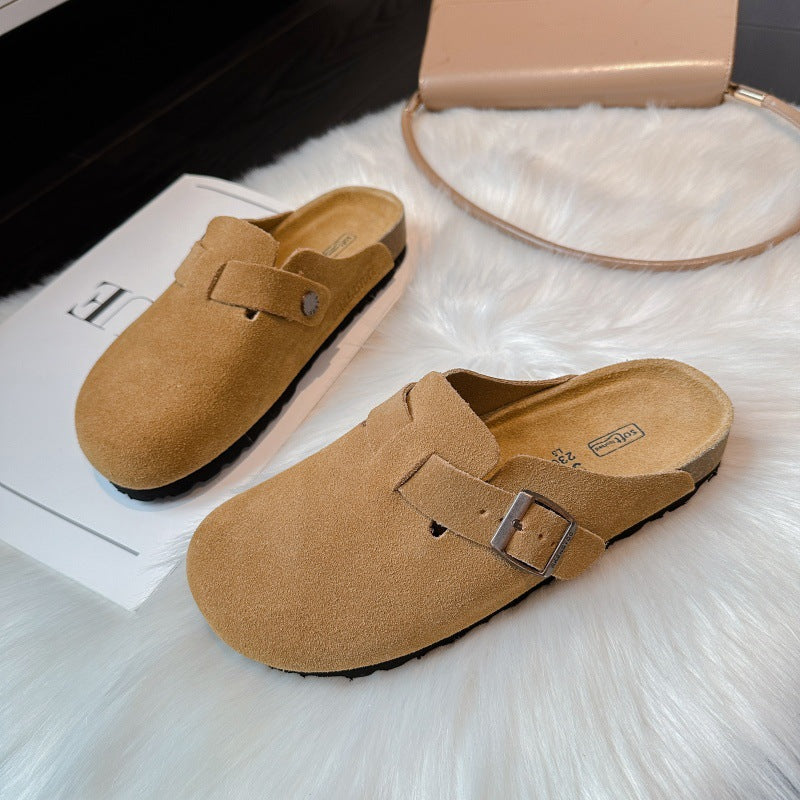 Comfora Genuine Suede Clogs