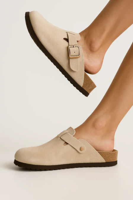 Comfora Genuine Suede Clogs