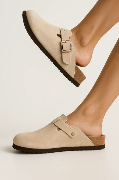 Comfora Genuine Suede Clogs